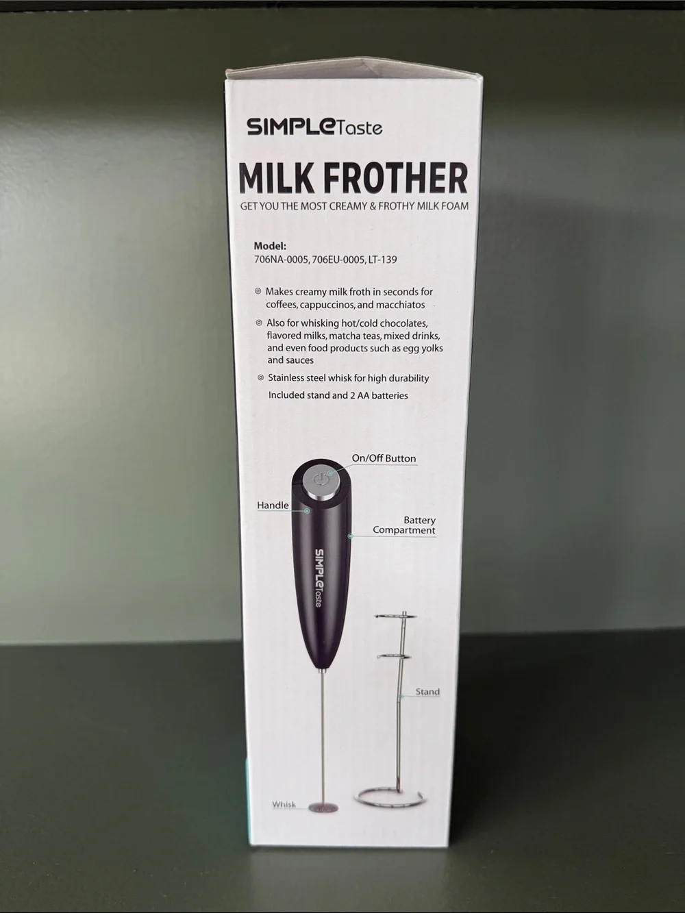 SIMPLETaste Milk Frother New in Box